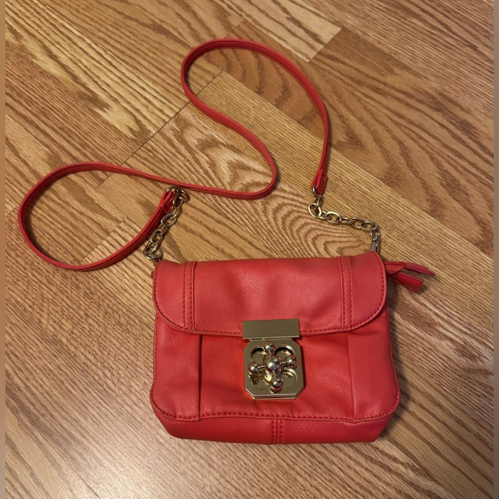 Salmon & Gold Crossbody
